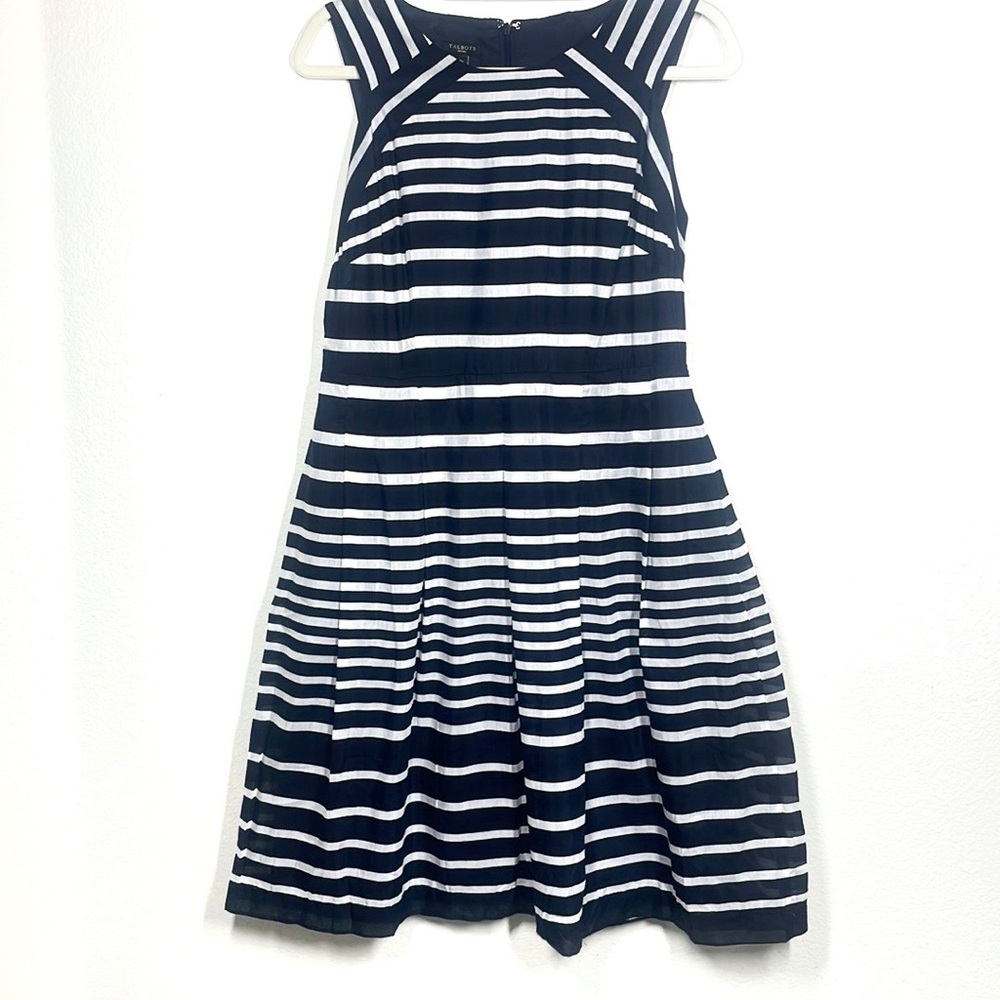 Talbots Navy and White sundress